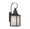 SoHo Chic Modern Farmhouse Outdoor Wall Lantern | English Bronze | Alternate View