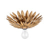 Crystorama Broche 11'' Flush Mount in Antique Gold - Additional View