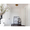 Crystorama Broche 11'' Flush Mount in Antique Gold - Lifestyle View