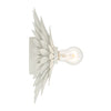 Crystorama Broche 11'' Sconce in Matte White - Additional View