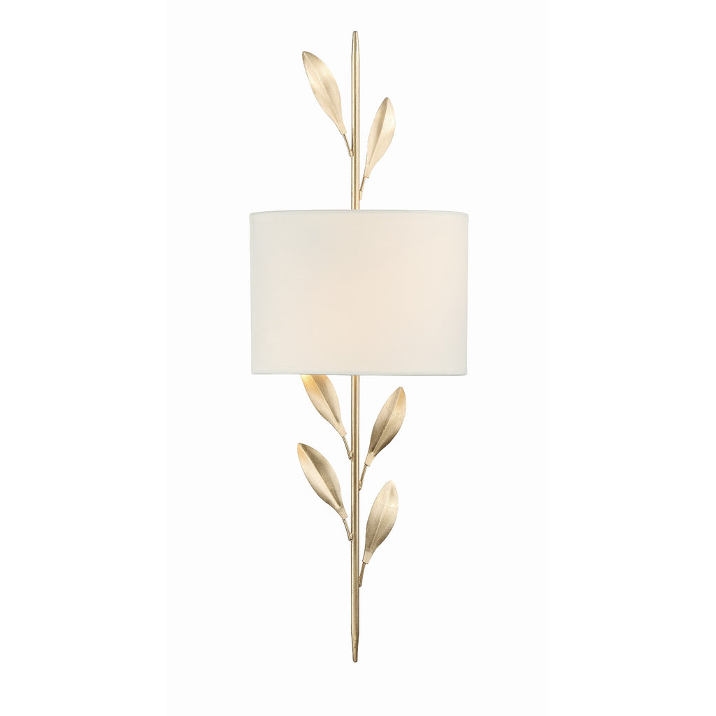 Crystorama Broche 8.5'' Sconce in Antique Gold - Additional View