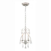Crystorama Swarovski 10" Chandelier in Olde Silver - Additional View