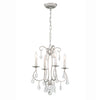 Crystorama Ashton 16'' Chandelier in Olde Silver - Front View