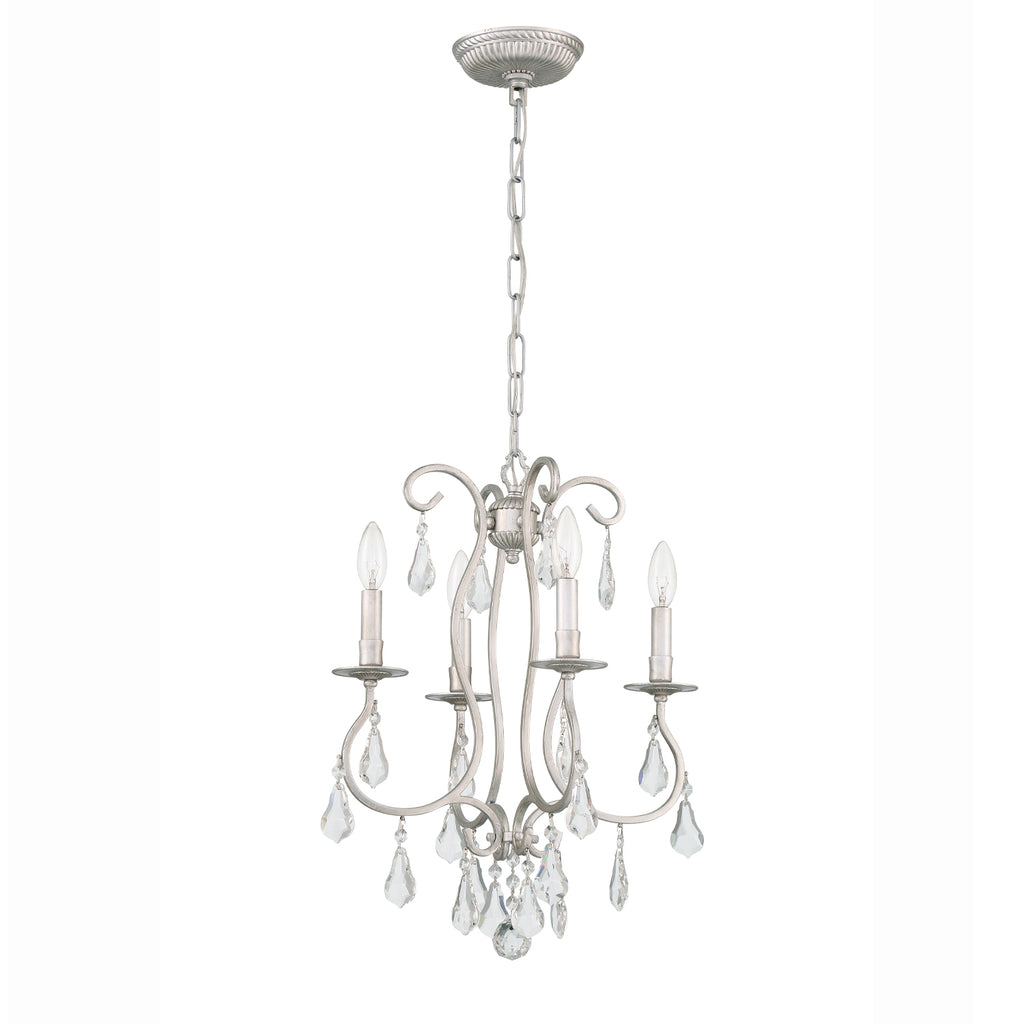 Crystorama Ashton 16'' Chandelier in Olde Silver - Additional View