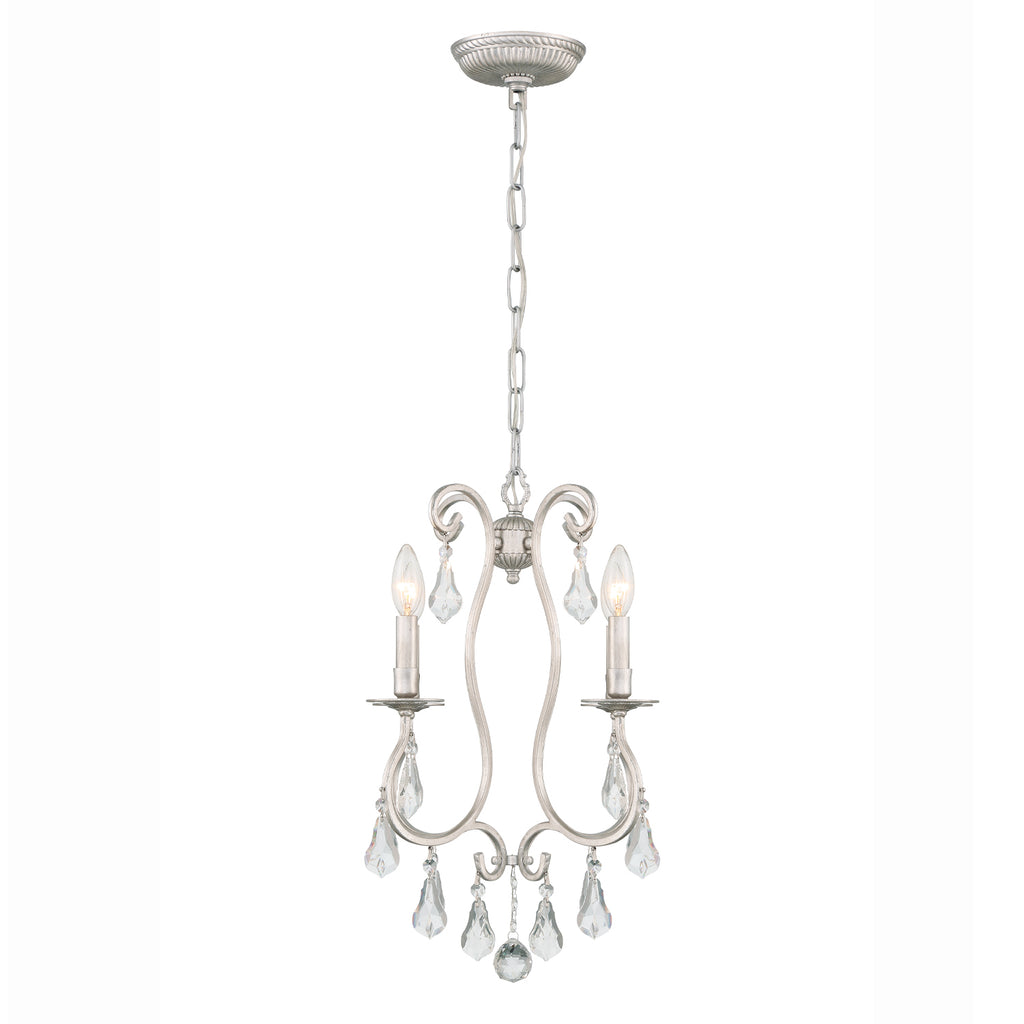 Crystorama Ashton 16'' Chandelier in Olde Silver - Additional View