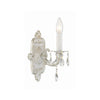 Crystorama Paris Market 6.25'' Sconce in Antique White - Front View