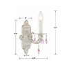 5021-AW-RO-MWP Paris Market 6.25'' Sconce | Dimensions Image