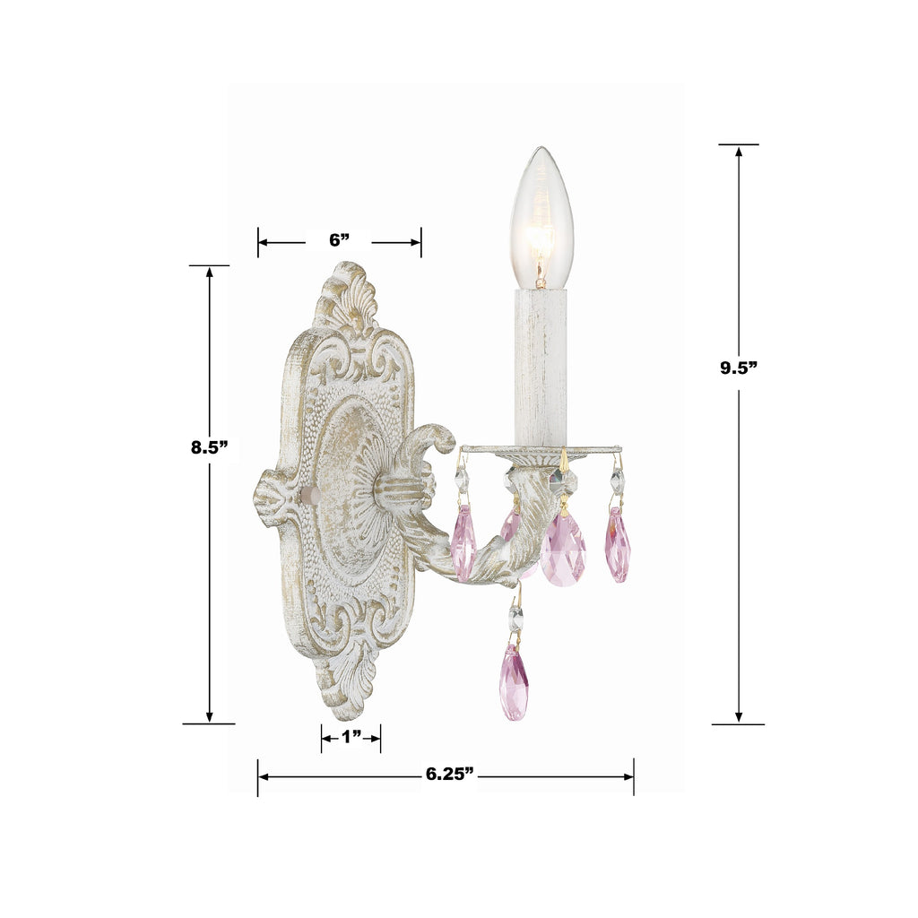 5021-AW-RO-MWP Paris Market 6.25'' Sconce | Dimensions Image