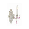 Crystorama Paris Market 6.25'' Sconce in Antique White - Front View