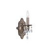 Crystorama Swarovski 6.25" Sconce in Venetian Bronze - Front View