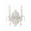 Crystorama Paris Market 10'' Sconce in Antique White - Front View