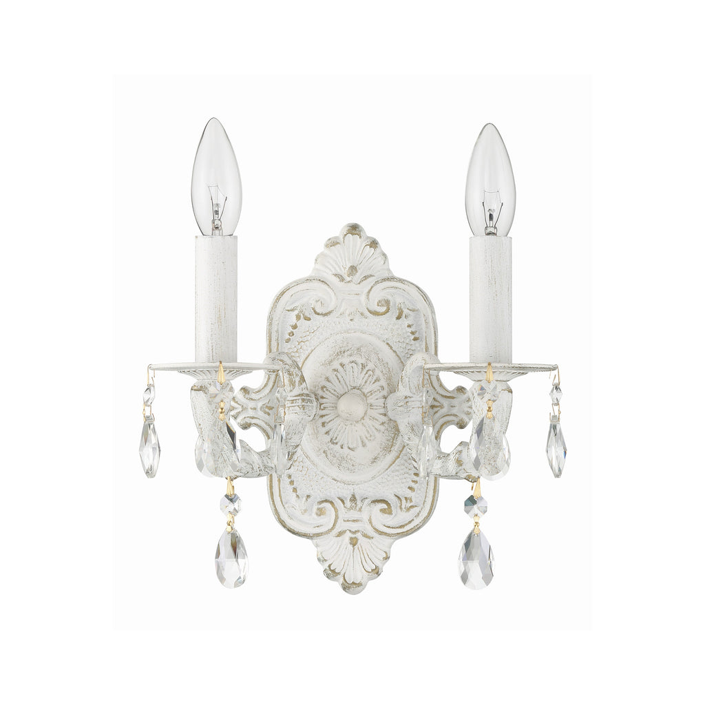 Crystorama Paris Market 10'' Sconce in Antique White - Additional View