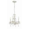 Crystorama Paris Market 13.5'' Chandelier in Antique White - Additional View