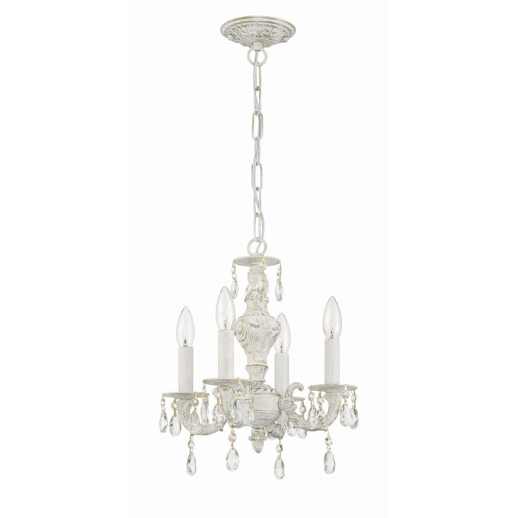 Crystorama Paris Market 13.5'' Chandelier in Antique White - Additional View