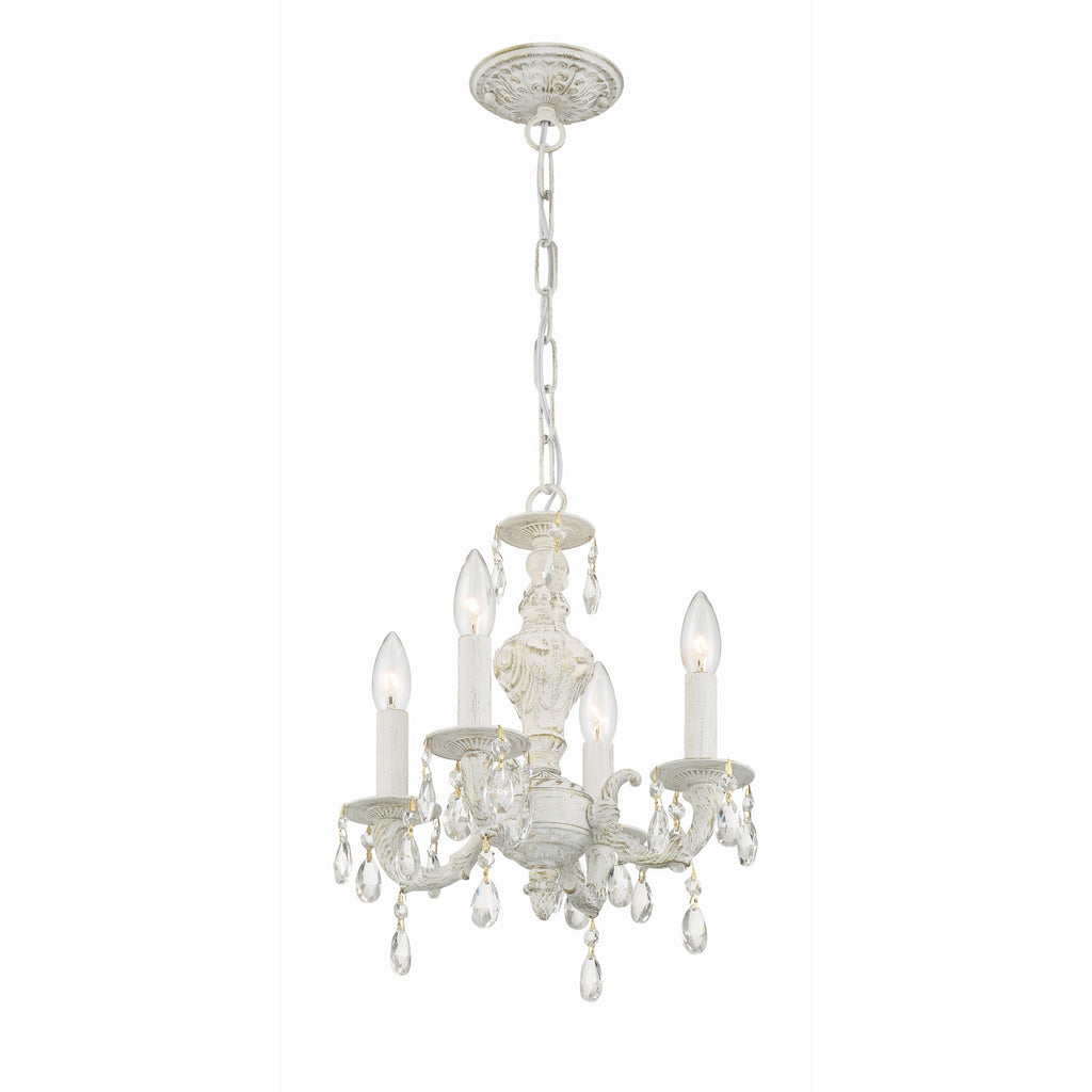 Crystorama Paris Market 13.5'' Chandelier in Antique White - Additional View
