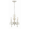 Crystorama Paris Market 13.5'' Chandelier in Antique White - Additional View