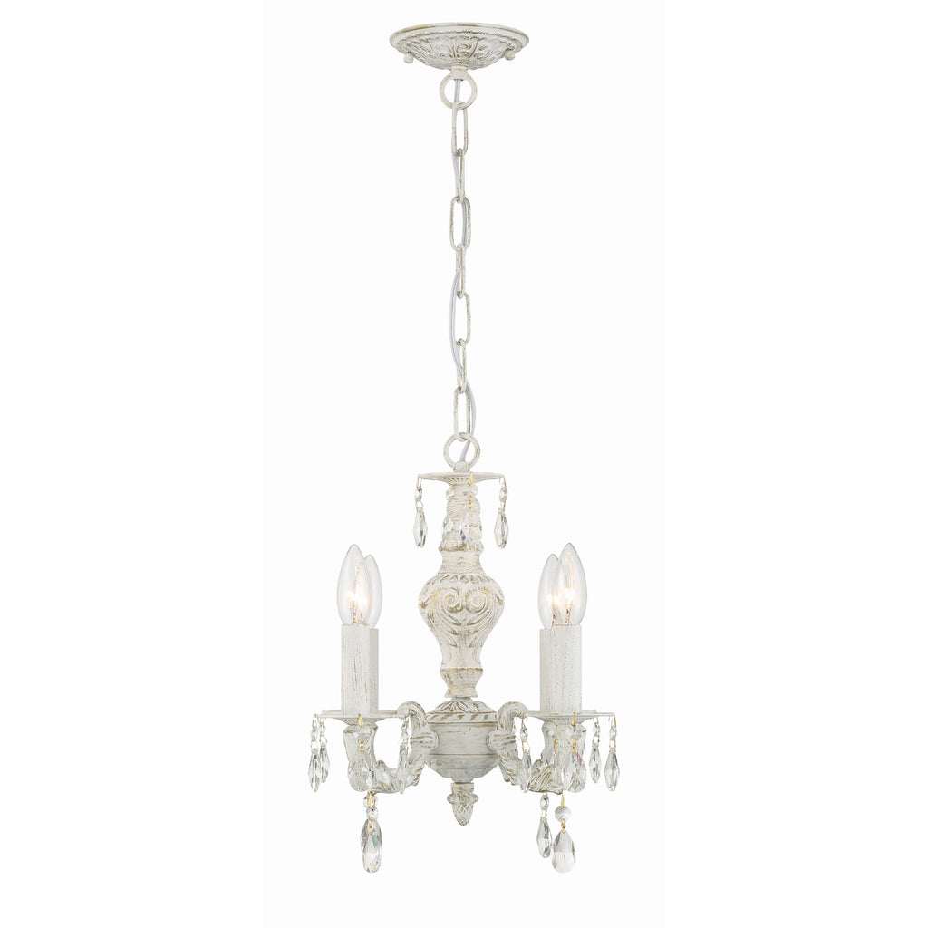 Crystorama Paris Market 13.5'' Chandelier in Antique White - Additional View