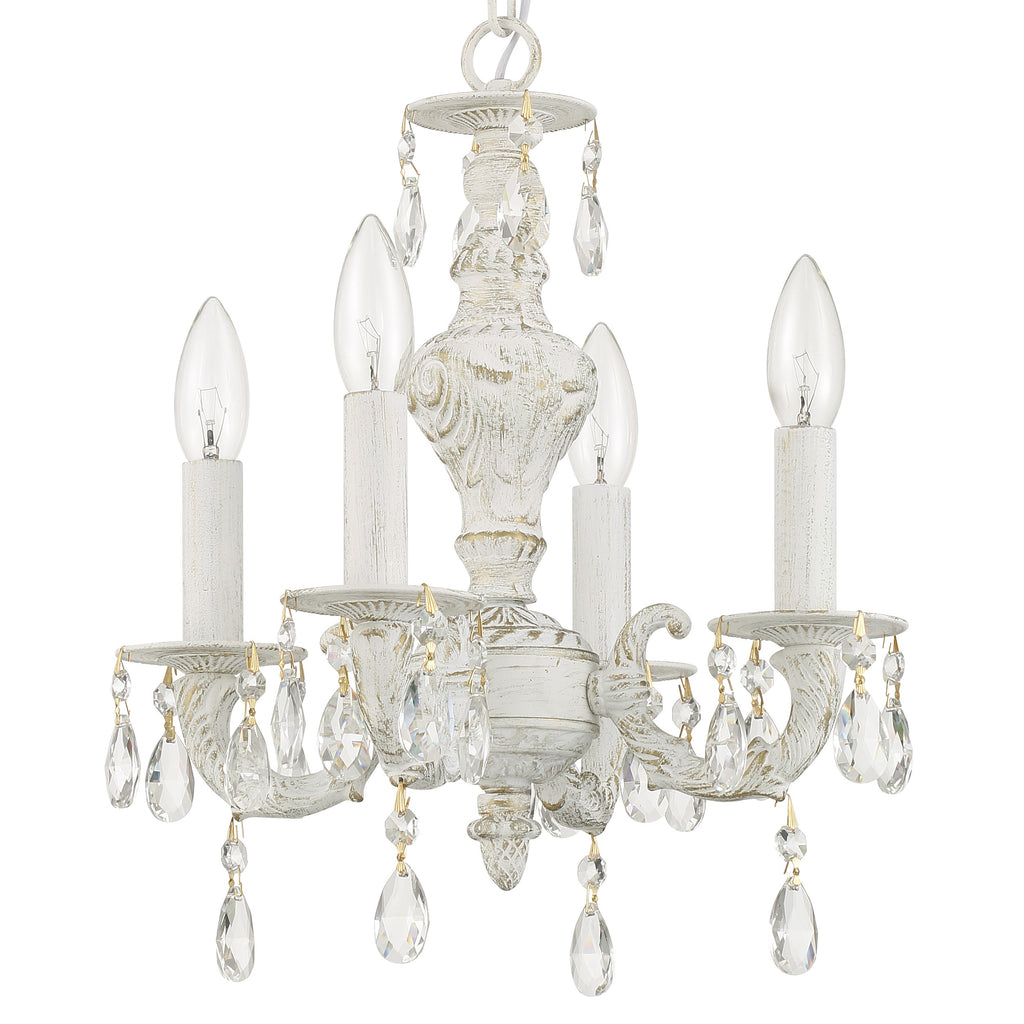 Crystorama Paris Market 13.5'' Chandelier in Antique White - Additional View