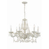 Crystorama Paris Market 28'' Chandelier in Antique White - Additional View
