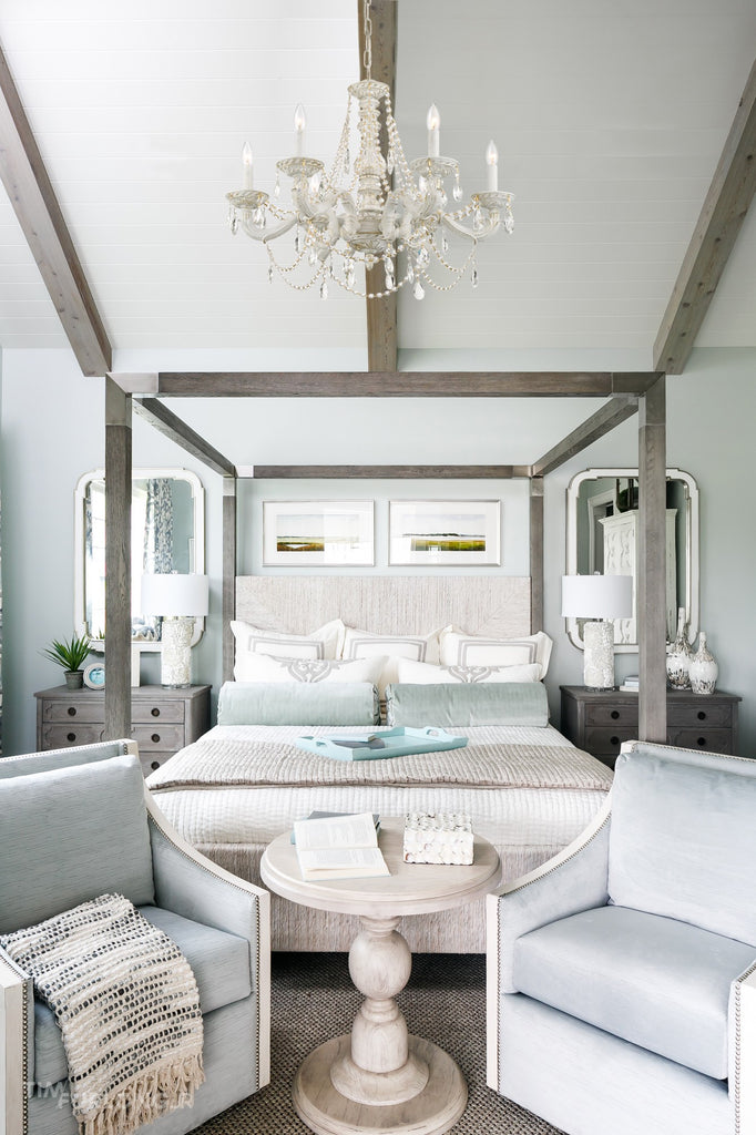 5026-AW-CL-I Paris Market 6 Light Chandelier | Lifestyle Image