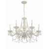 Crystorama Paris Market 28'' Chandelier in Antique White - Additional View
