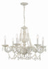 5026-AW-CL-SAQ Paris Market 6 Light Chandelier | Alternate Image