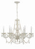 5026-AW-CL-SAQ Paris Market 6 Light Chandelier | Alternate Image