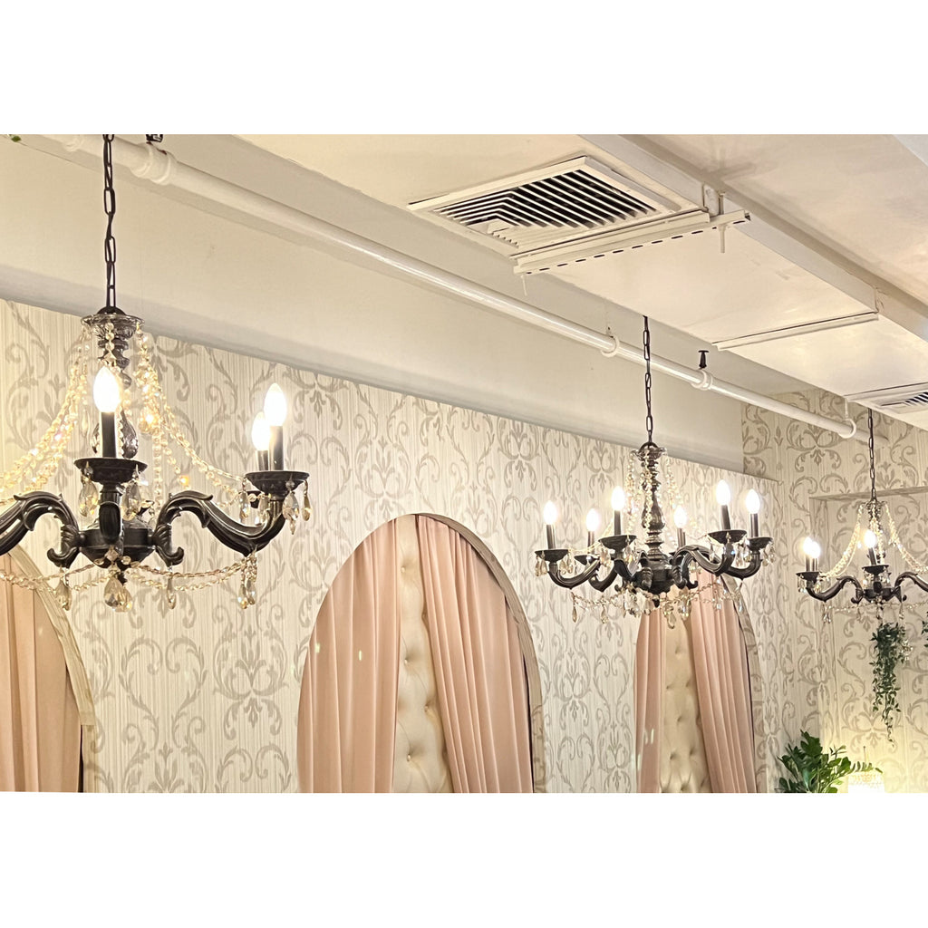 Crystorama Paris Market 28'' Chandelier in Venetian Bronze - Lifestyle View