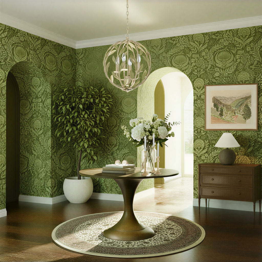 504-CT Broche 16'' Chandelier | Lifestyle Image