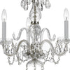 Crystorama Traditional Crystal 16'' Chandelier in Polished Chrome - Additional View