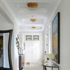 505-GA Broche 4 Light Semi Flush | Lifestyle Image