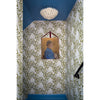 Crystorama Broche 16'' Semi Flush Mount in Matte White - Lifestyle View