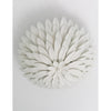 Crystorama Broche 16'' Semi Flush Mount in Matte White - Lifestyle View
