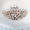 505-SA Broche 4 Light Semi Flush | Lifestyle Image