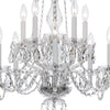 Crystorama Traditional Crystal 23'' Chandelier in Polished Chrome - Additional View