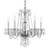 Crystorama Traditional Crystal 21'' Chandelier in Polished Chrome - Additional View