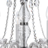 Crystorama Traditional Crystal 21'' Chandelier in Polished Chrome - Additional View