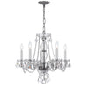 Crystorama Traditional Crystal 21'' Chandelier in Polished Chrome - Additional View