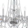 Crystorama Traditional Crystal 23'' Chandelier in Polished Chrome - Additional View