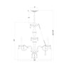 Crystorama Traditional Crystal 23'' Chandelier - Product Dimensions