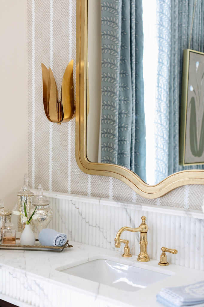 Crystorama Broche 8'' Sconce in Antique Gold - Lifestyle View