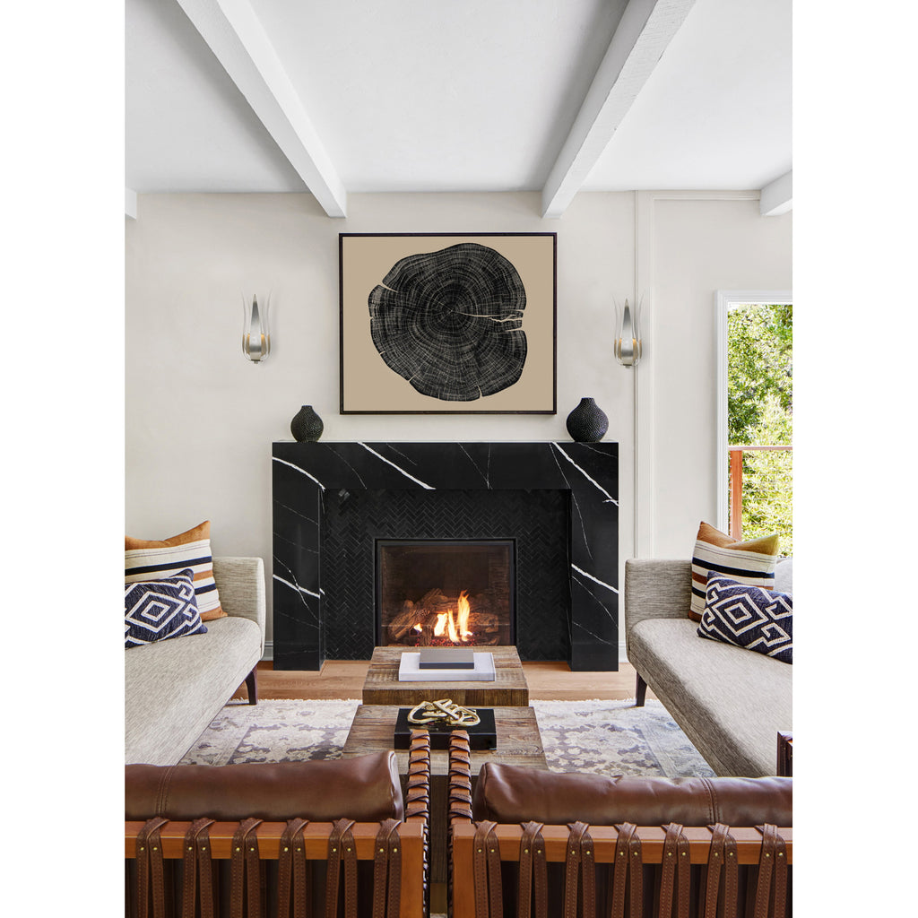 Crystorama Broche 8'' Sconce in Antique Silver - Lifestyle View