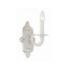 Crystorama Paris Market 5'' Sconce in Antique White - Front View