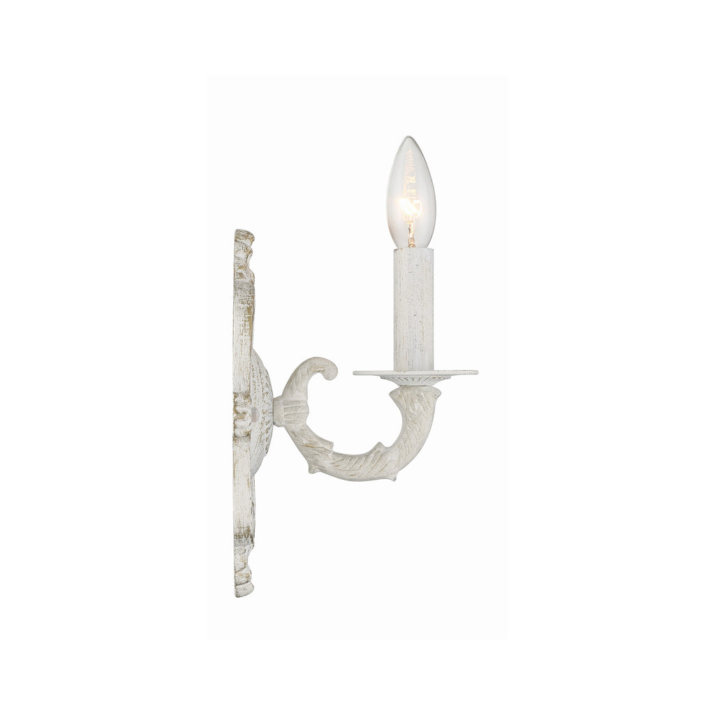 Crystorama Paris Market 5'' Sconce in Antique White - Additional View
