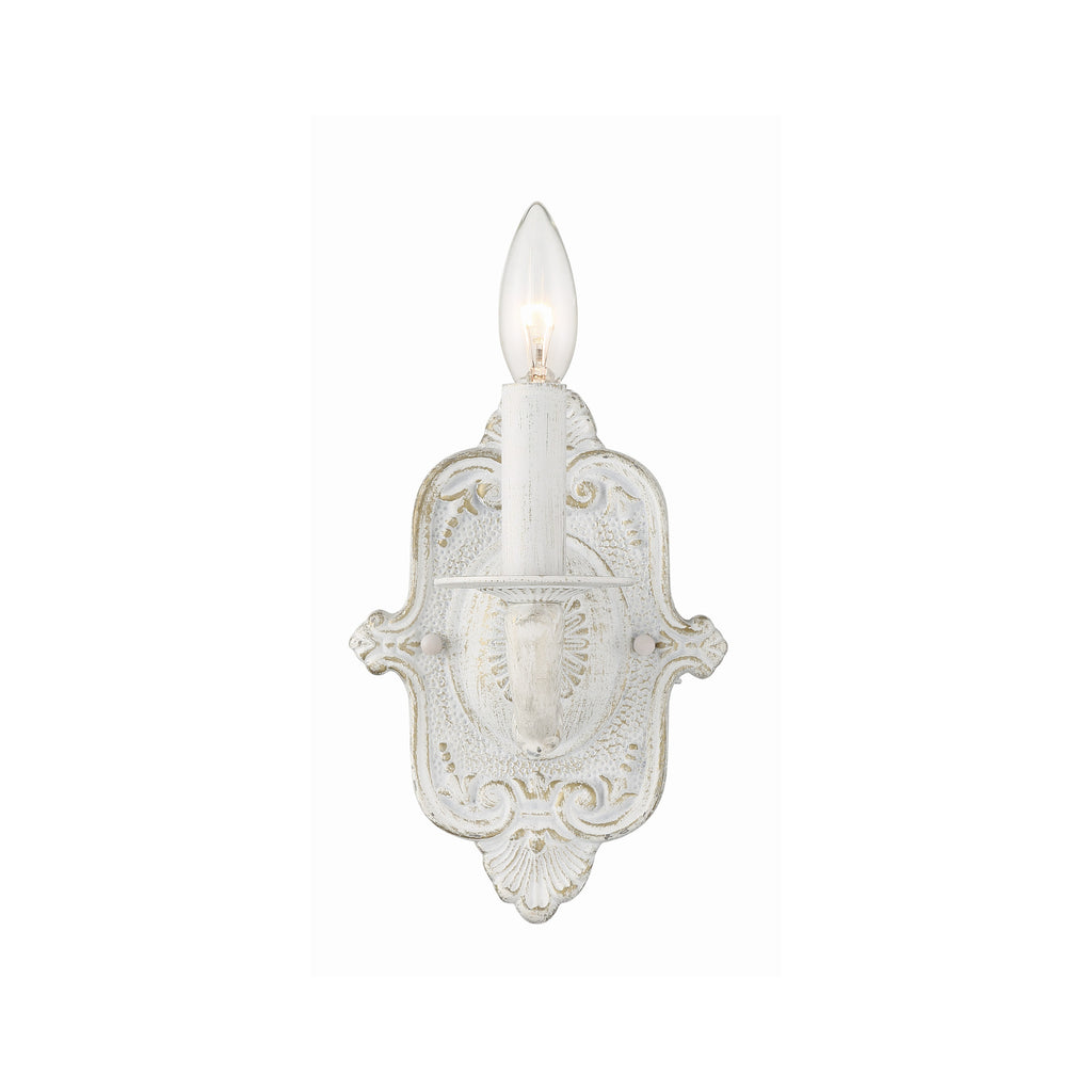 Crystorama Paris Market 5'' Sconce in Antique White - Additional View