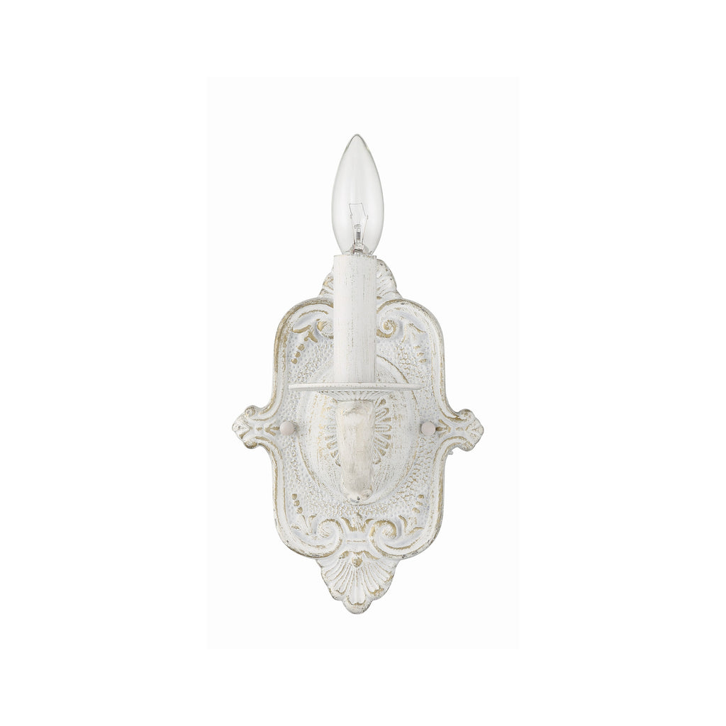 Crystorama Paris Market 5'' Sconce in Antique White - Additional View