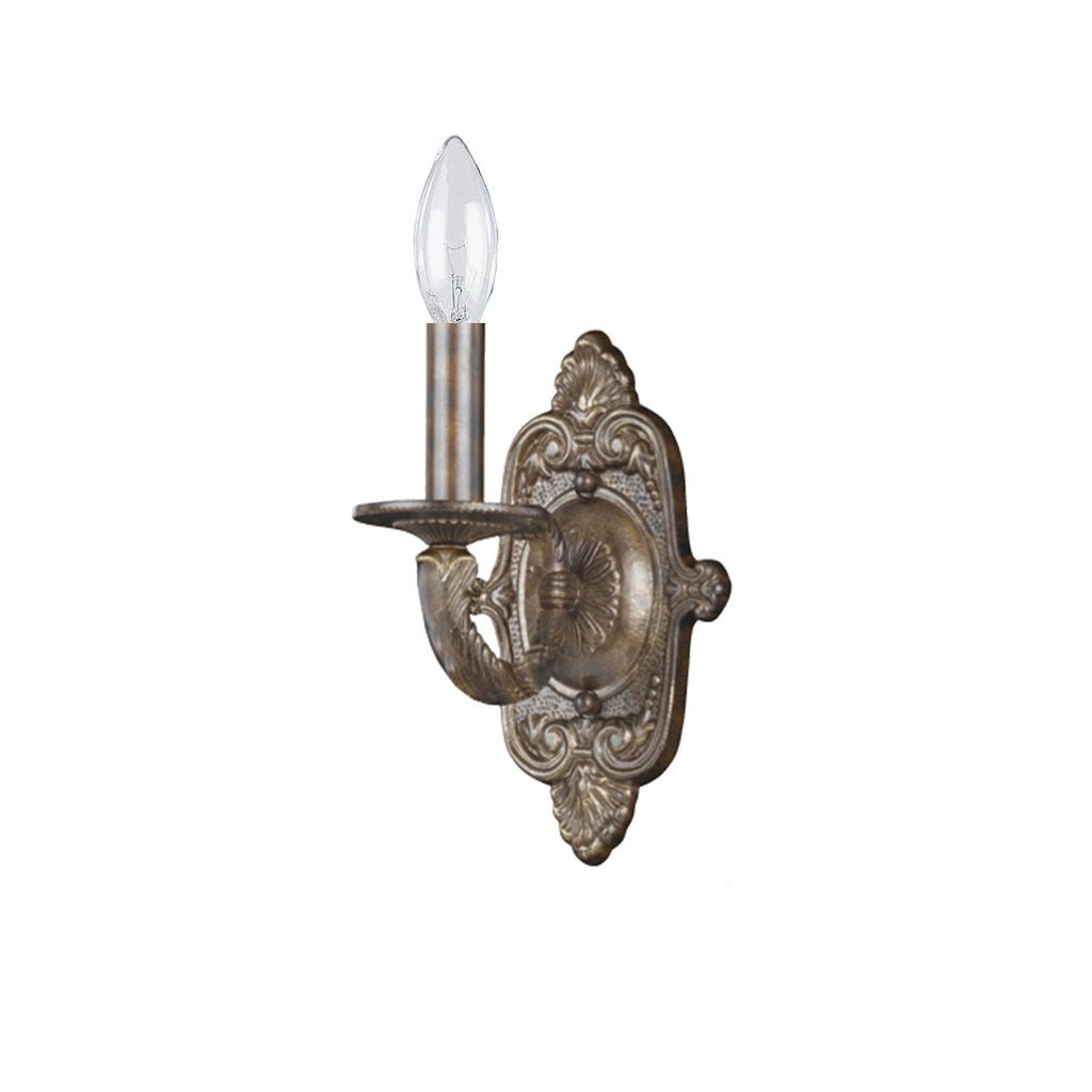 Crystorama Paris Market 5'' Sconce in Venetian Bronze - Front View