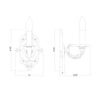 Crystorama Paris Market 5'' Sconce - Product Dimensions
