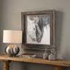 Rustic Pasadena Horse Print | Distressed Black Frame- Alternate Image