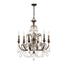 5116-EB-CL-MWP Regis 6 Light Chandelier | Main Image